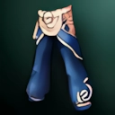Blue Wolf Stockings
