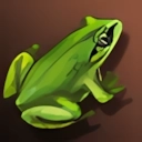 Frog Transformation Scroll