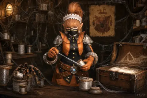 Шелк тарантула (Tarantula's Spider Silk) — Мион, кольцо ученика