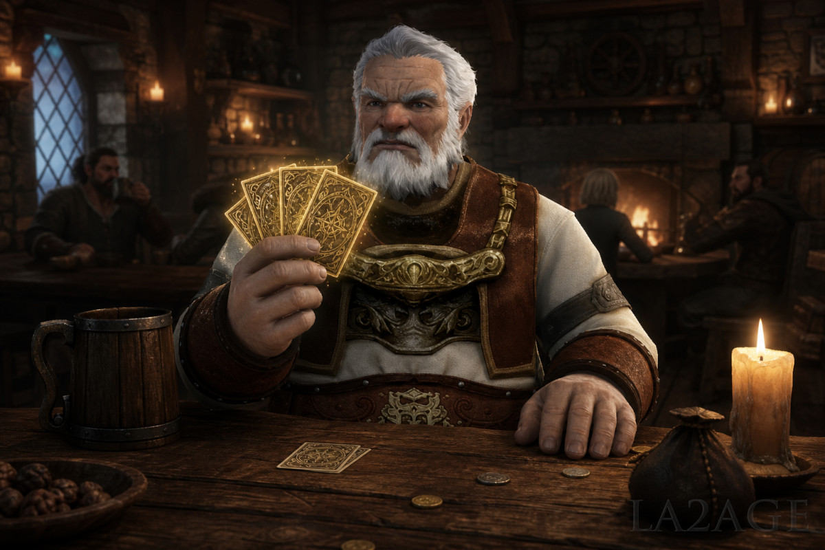 Игра в карты (A Game of Cards) — Кламп, красные самоцветы, заточка, 61+