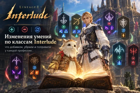 Изменения умений по классам Interlude